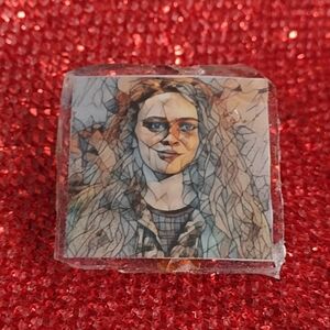 Stranger Things "5" Max Mayfield Trapped In Vecnas Mind. Designer Art Pin